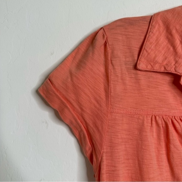 Banana Republic Factory Organic Cotton Lightweight T-shirt Polo Mini Dress - Picture 5 of 7